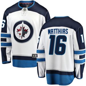 Herren Winnipeg Jets Eishockey Trikot Shawn Matthias #16 Breakaway Weiß Fanatics Branded Auswärts